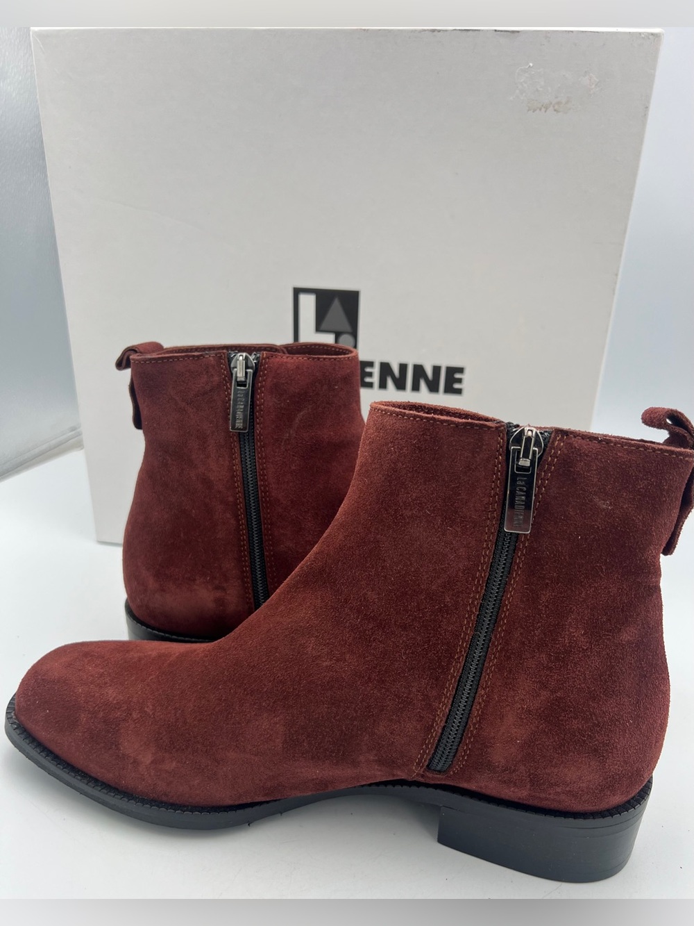 La Canadienne Scott Wood Suede Leather Bootie Waterproof Women’s Size 6.5 NWB - Picture 9 of 16